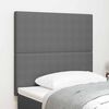 vidaXL Tăblie cap cu headboard Gri deschis 80 cm Piele artificială