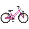 vidaXL Bicicletă pentru Copii 22 Inci pentru 7-12 ani Roz Negru