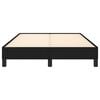 vidaXL Cadru de pat fără saltea Negru 120x190 cm țesătură