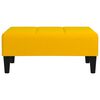vidaXL Taburet, galben, 78x56x32 cm, catifea