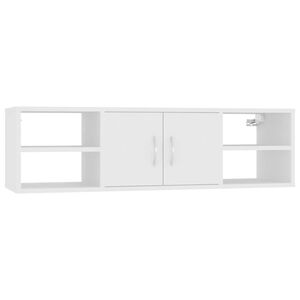 vidaXL Raft de perete, alb, 102x30x29 cm, lemn prelucrat