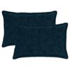 vidaXL Husă pentru pernă 2 buc. HOUTEN Albastru marin 30 x 50 cm