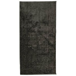 vidaXL Covor ISTAN, cu fire &icirc;nalte, aspect lucios, antracit, 100x200cm
