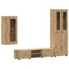 vidaXL Set comodă TV FLORIN 3 pcs Stejar Artizanal Lemn compozit