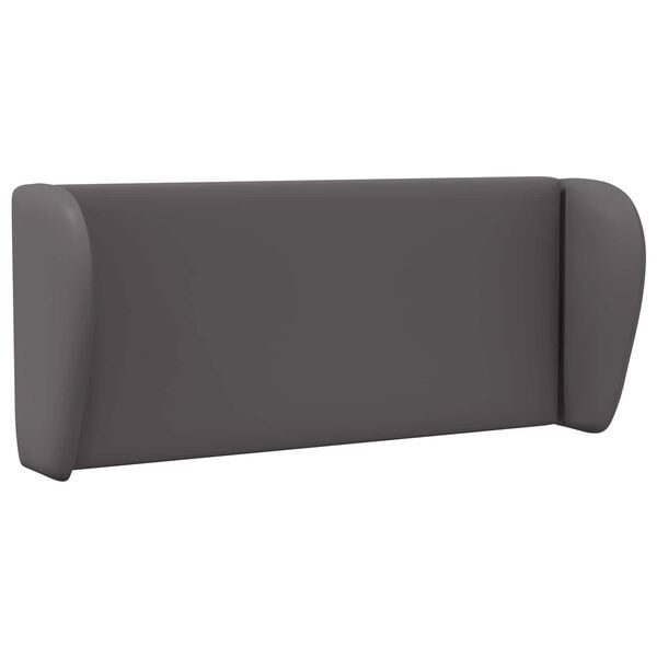 vidaXL Ureche pentru Tăblie Gri Scurt 40 x 23 x 6 cm PVC