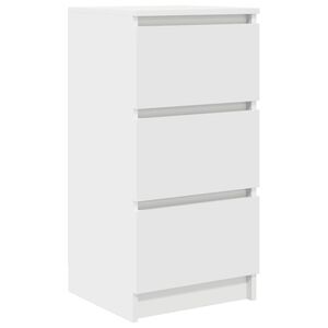 vidaXL Bufetă albă 37,5x35x76 cm din lemn prelucrat
