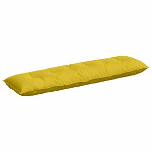 vidaXL Perna pentru spate Galben 180 x 50 cm Țesătură din corduroy