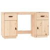 vidaXL Birou cu dulapuri, 135x50x75 cm, lemn masiv de pin