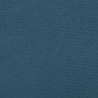 vidaXL Cadru de pat box spring, albastru închis, 200x200 cm, catifea