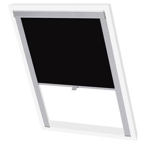 vidaXL Jaluzea opacă tip rulou, negru, CK04, GGL și GGU