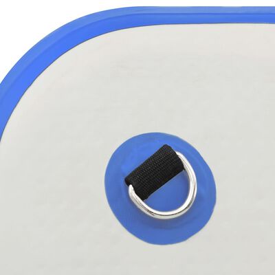 vidaXL Punte plutitoare gonflabilă, albastru și alb, 300x200x15 cm