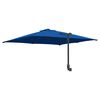 vidaXL Parasol de Grădină Albastru și Negru 248.5 x 247.5 x 160 cm