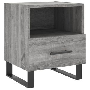 vidaXL Noptieră, gri sonoma, 40x35x47,5 cm, lemn compozit