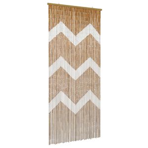 vidaXL Cortină pentru ușa de insecte multicolor 200 x 90 cm Bambus