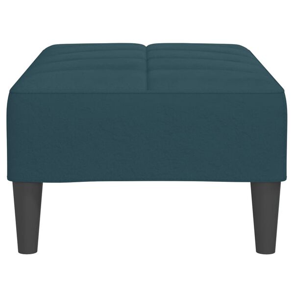 vidaXL Taburet, albastru, 78x56x32 cm, catifea