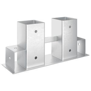 Ajutor pentru Stivuirea Lemnelor 12 pcs Argintiu 34 x 10 x 15 cm Oțel