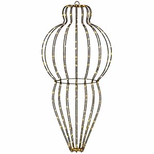 vidaXL Lumină decorativă de Crăciun 320 LED-uri Alb cald