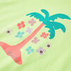 Tricou pentru copii, galben neon, 140