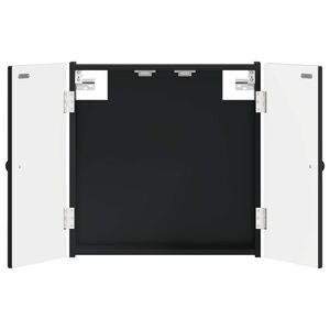 vidaXL Cabinet pentru ținte de darts BREDA Negru 52,5 x 10,5 x 53,5 cm