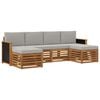 vidaXL Set de canapele de exterior 5 buc.