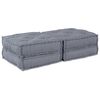 vidaXL Canapea modulară 2 pcs Gri 140 x 70 x 36 cm țesătură