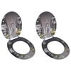 vidaXL Capace WC, 2 buc., MDF, model New York