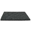 vidaXL Pat din granulate de cauciuc Negru 9 x 9 x 0,3 cm Cauciuc