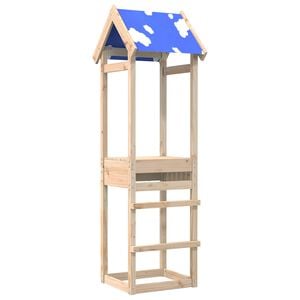 vidaXL Turn de joacă Maro 52,5 x 46,5 x 195 cm Lemn de pin masiv