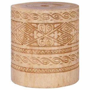 vidaXL Bază pentru umbrelă 28.05 kg natural Lemn masiv Cilindric