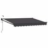 vidaXL Cort electric retractabil Antracit 3,5 x 2 m