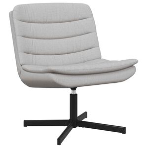 vidaXL Scaun pivotant Gri nori 63 x 75 x 76 cm țesătură