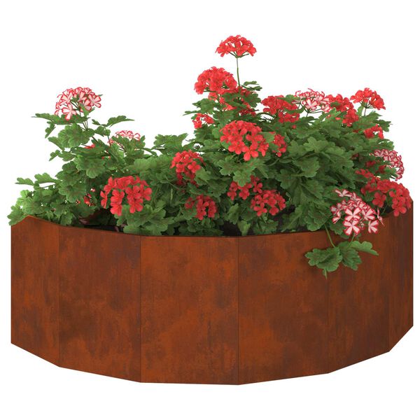 vidaXL Jardinieră Ruginit 120 x 60 x 35 cm