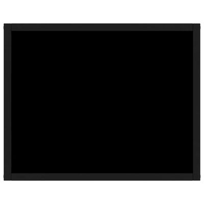 vidaXL Masă consolă, negru, 50x40x40 cm, sticlă securizată