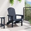 vidaXL Scaun Adirondack Albastru marin 82 x 74 x 92 cm HDPE