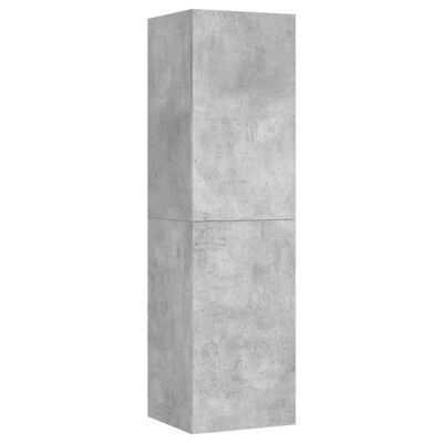 vidaXL Dulapuri TV, 4 buc., gri beton, 30,5x30x110 cm, lemn prelucrat