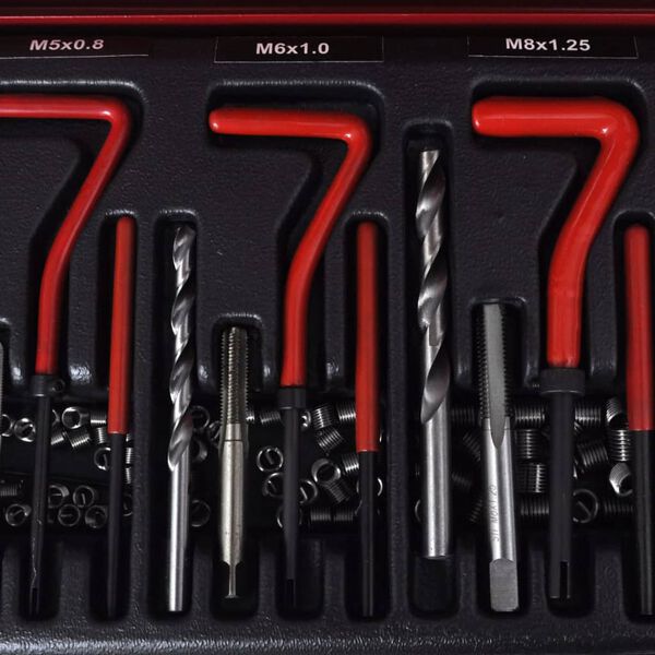 Set de atelier pentru repararea filetelor