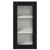 vidaXL Dulap de bucătărie 2 pcs Negru 40 x 31 x 80 cm Lemn compozit