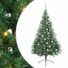 vidaXL Pom de Crăciun artificial pre-iluminat Verde 180 cm PVC
