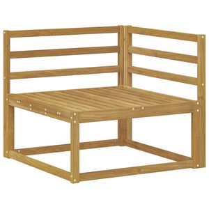 vidaXL Canapea de colț pentru exterior Alb 83 x 83 x 73 cm