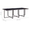 vidaXL Set mobilier de exterior cu perne, 13 piese, maro, poliratan