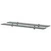 vidaXL Rafturi suspendate, 2 buc., 90 x 20 cm, sticlă, 8 mm