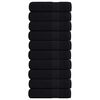 vidaXL Prosoape de duș, FROGN, 10 buc., negru, 70x140 cm, 360 g/m&sup2;