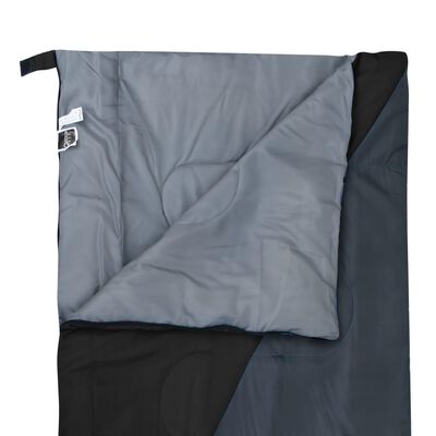 vidaXL Saci de dormit tip plic ușori, 2 buc., negru, 1100 g, 10°C