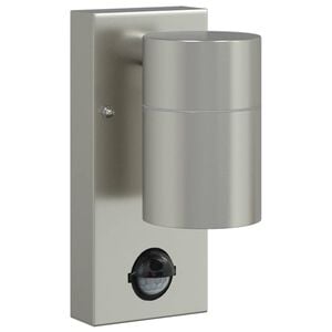 vidaXL Lumină de perete pentru exterior Argintiu 6,5 x 10,5 x 16 cm