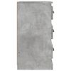 vidaXL Servantă, gri beton, 36x35,5x67,5 cm, lemn prelucrat