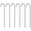 vidaXL Țăruși de cort, 6 buc., 37 cm, &Oslash;10 mm, oțel galvanizat