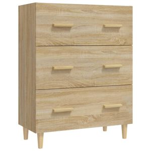 vidaXL Servantă, stejar sonoma, 70x34x90 cm, lemn prelucrat