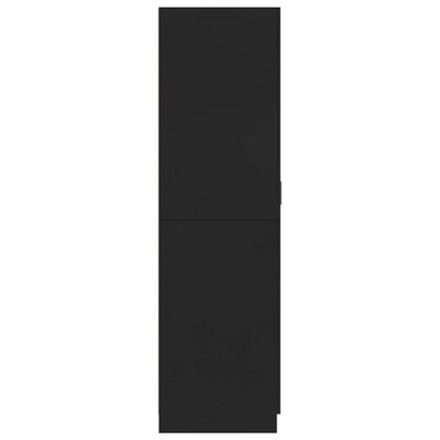 vidaXL Șifonier, negru, 80x52x180 cm, PAL