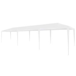 vidaXL Cort de petrecere, alb, 3 x 9 m, PE