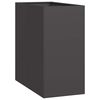 vidaXL Jardinieră Negru 40x80x80 cm Oțel